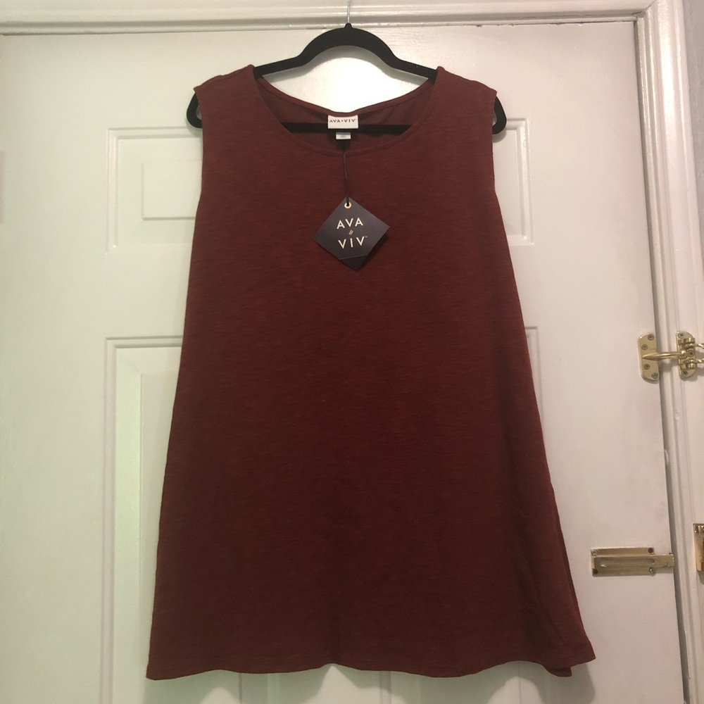 Rust colored tank top